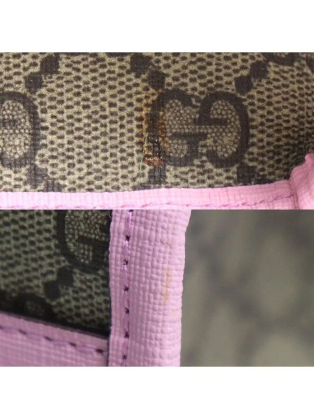 Gucci Higuchi Yuko Children's Tote 2-Way Shoulder Bag Beige Pink
